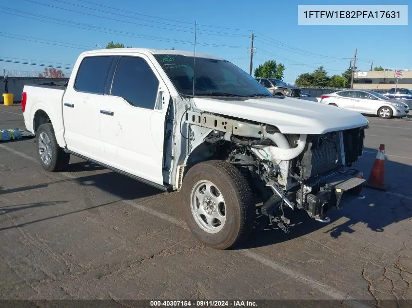 2023 Ford F-150 Platinum VIN: 1FTFW1E82PFA17631 Lot: 40307154