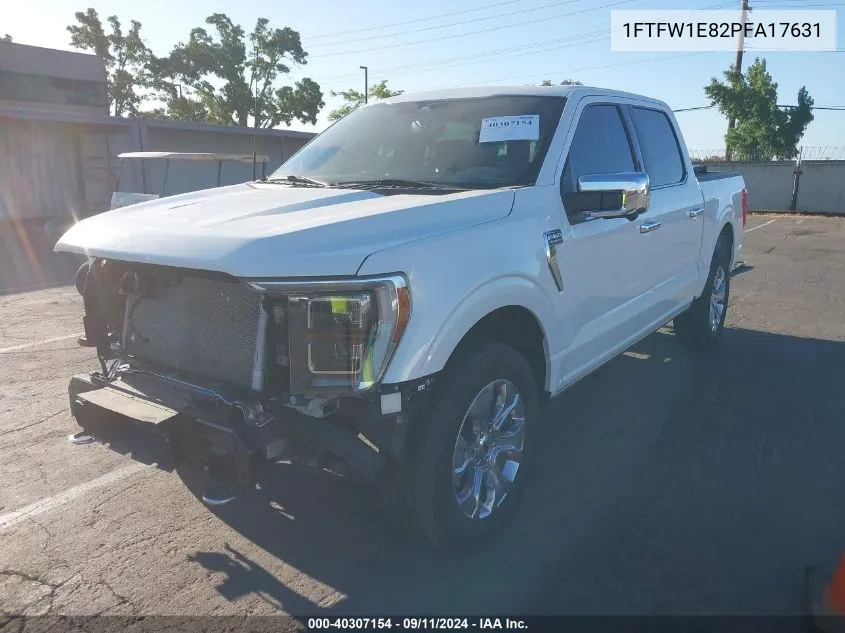 1FTFW1E82PFA17631 2023 Ford F-150 Platinum