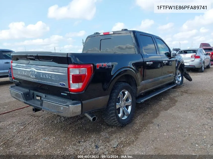 2023 Ford F-150 King Ranch VIN: 1FTFW1E86PFA89741 Lot: 40313633