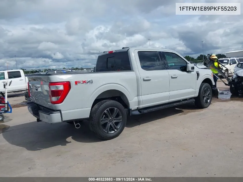 1FTFW1E89PKF55203 2023 Ford F-150 Lariat