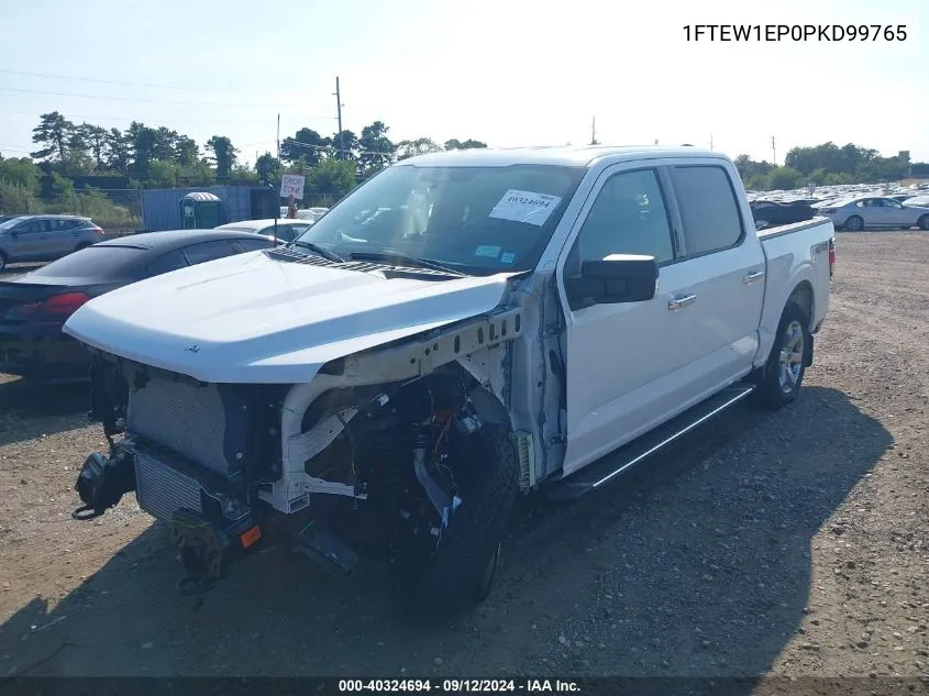 2023 Ford F-150 Xlt VIN: 1FTEW1EP0PKD99765 Lot: 40324694