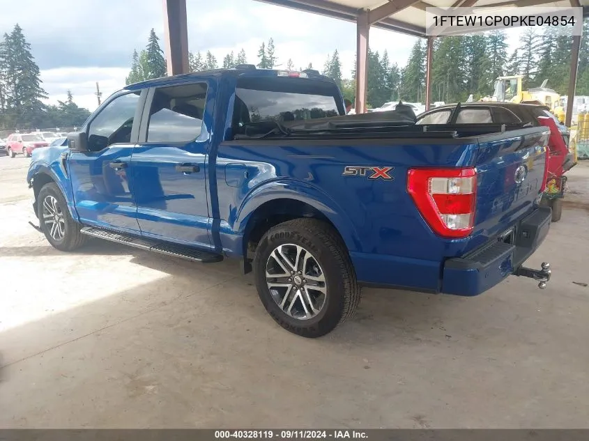 2023 Ford F-150 Xl VIN: 1FTEW1CP0PKE04854 Lot: 40328119