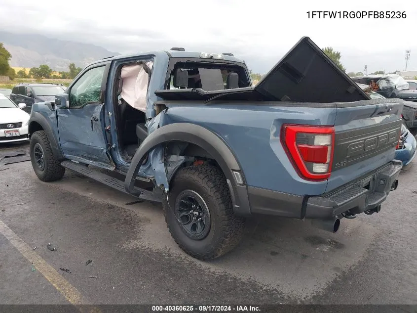 1FTFW1RG0PFB85236 2023 Ford F-150 Raptor