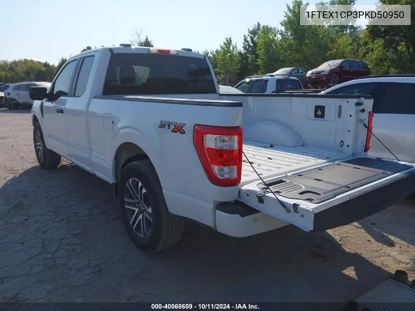 1FTEX1CP3PKD50950 2023 Ford F150 Super Cab