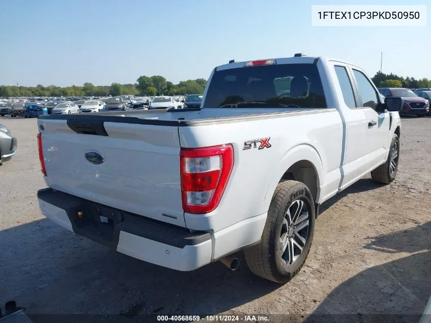 1FTEX1CP3PKD50950 2023 Ford F150 Super Cab