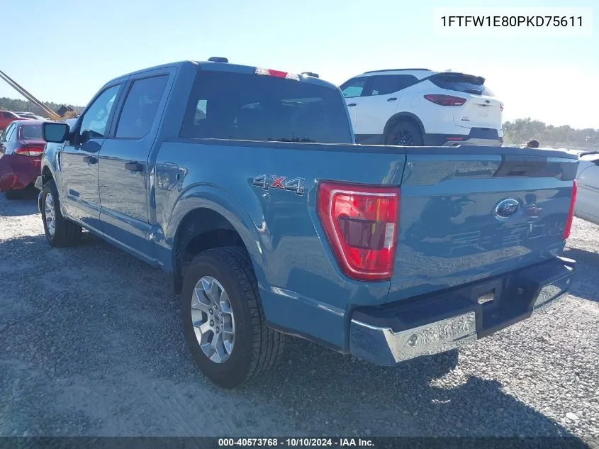 1FTFW1E80PKD75611 2023 Ford F-150 Xlt