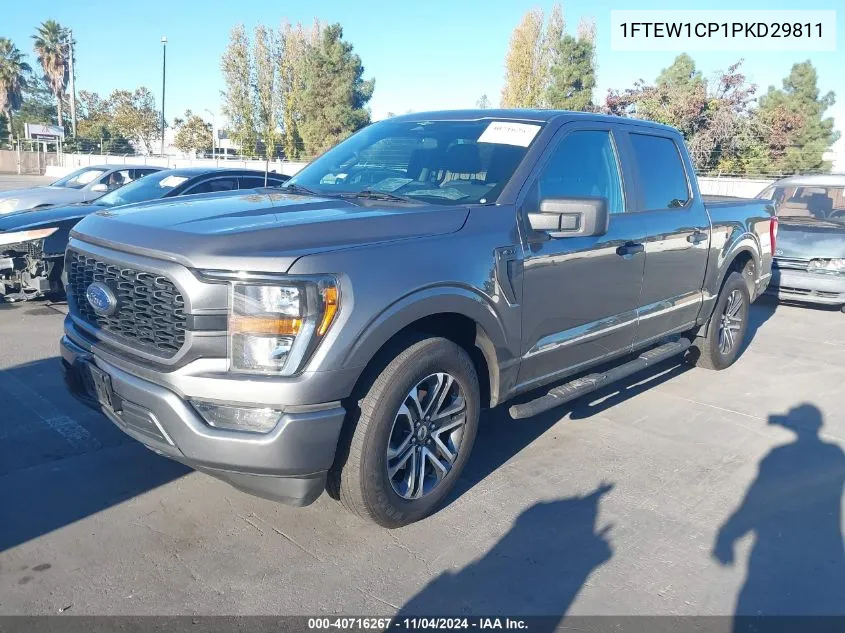 2023 Ford F-150 Xl VIN: 1FTEW1CP1PKD29811 Lot: 40716267