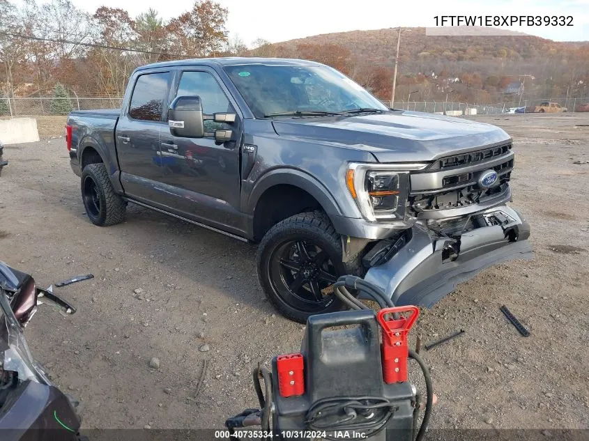 2023 Ford F-150 Lariat VIN: 1FTFW1E8XPFB39332 Lot: 40735334