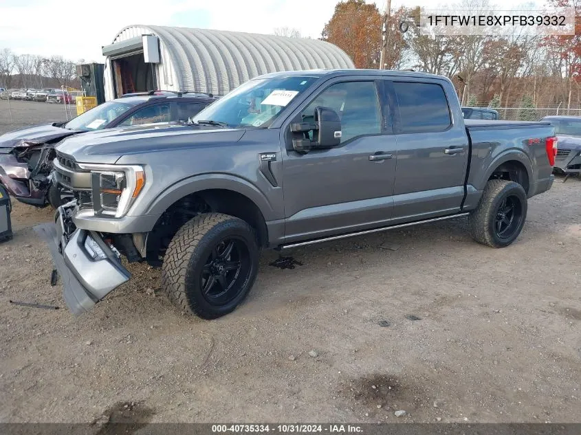 2023 Ford F-150 Lariat VIN: 1FTFW1E8XPFB39332 Lot: 40735334