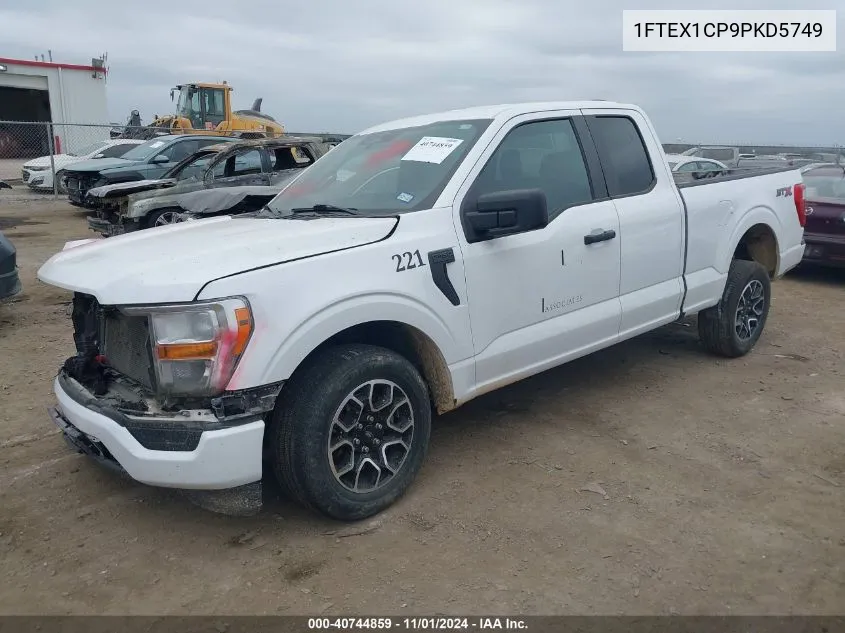 2023 Ford F-150 Xl VIN: 1FTEX1CP9PKD5749 Lot: 40744859