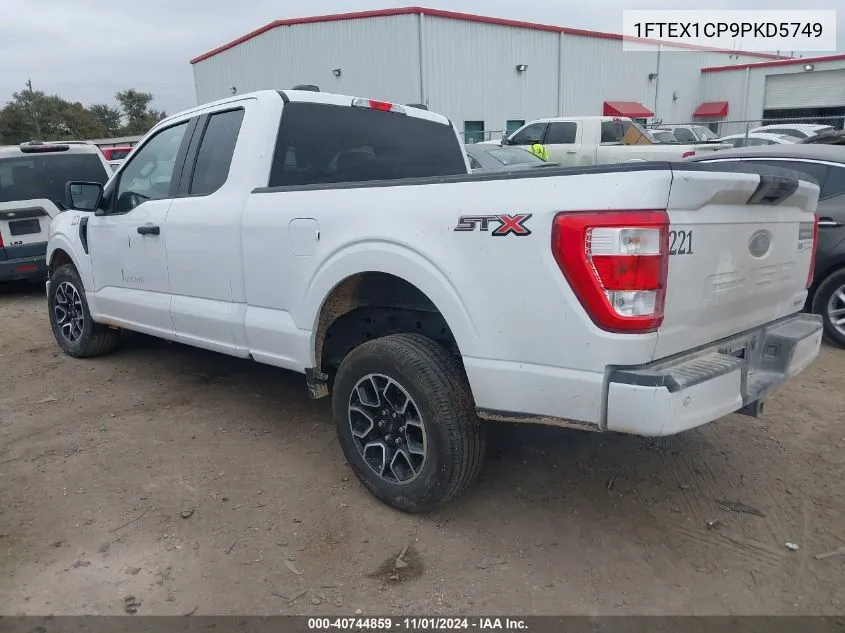 2023 Ford F-150 Xl VIN: 1FTEX1CP9PKD5749 Lot: 40744859