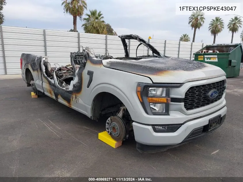 2023 Ford F-150 Xl VIN: 1FTEX1CP5PKE43047 Lot: 40869271