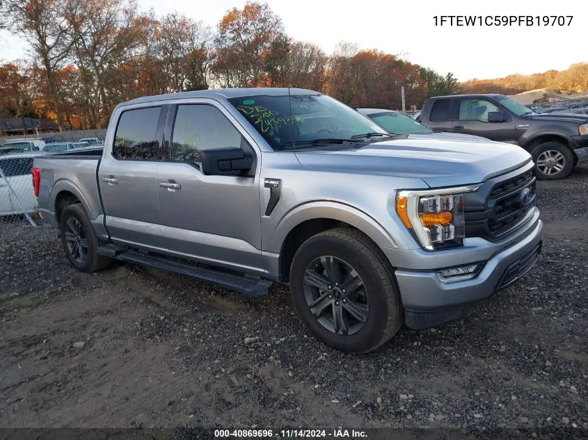 2023 Ford F-150 Xlt VIN: 1FTEW1C59PFB19707 Lot: 40869696