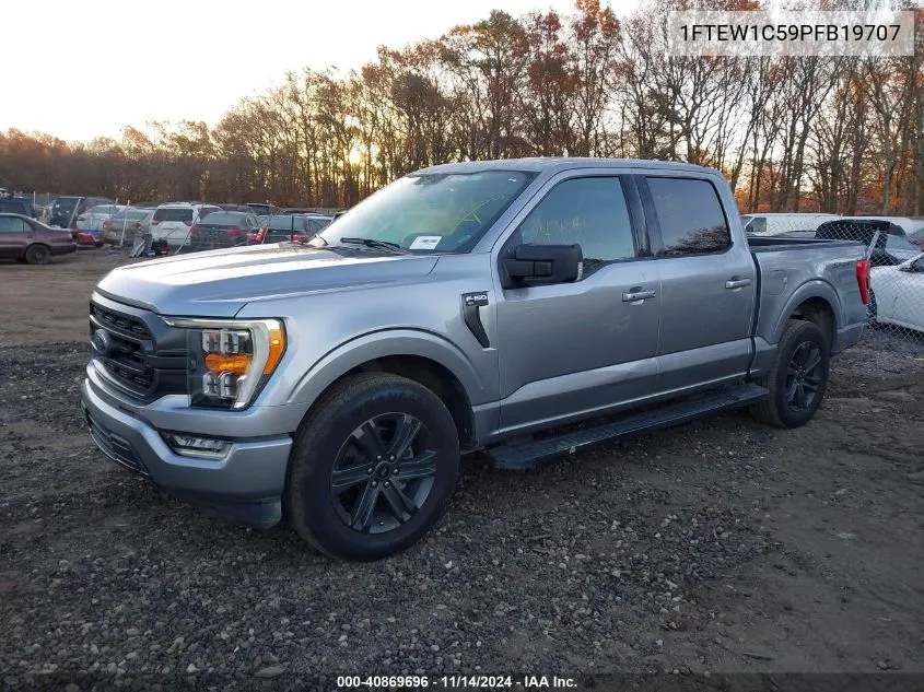 2023 Ford F-150 Xlt VIN: 1FTEW1C59PFB19707 Lot: 40869696