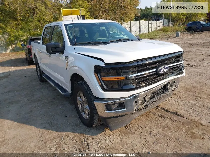 1FTFW3L89RKD77830 2024 Ford F150 Xlt