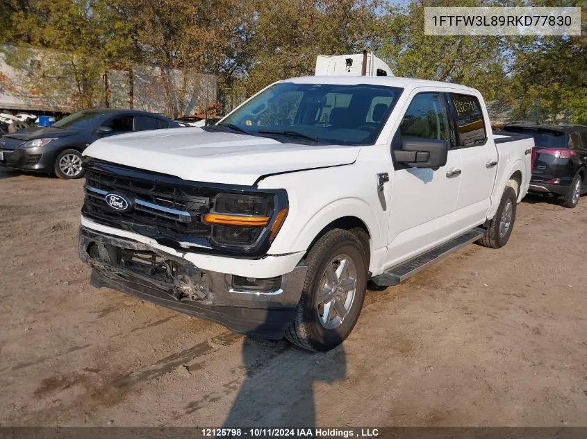 2024 Ford F150 Xlt VIN: 1FTFW3L89RKD77830 Lot: 12125798