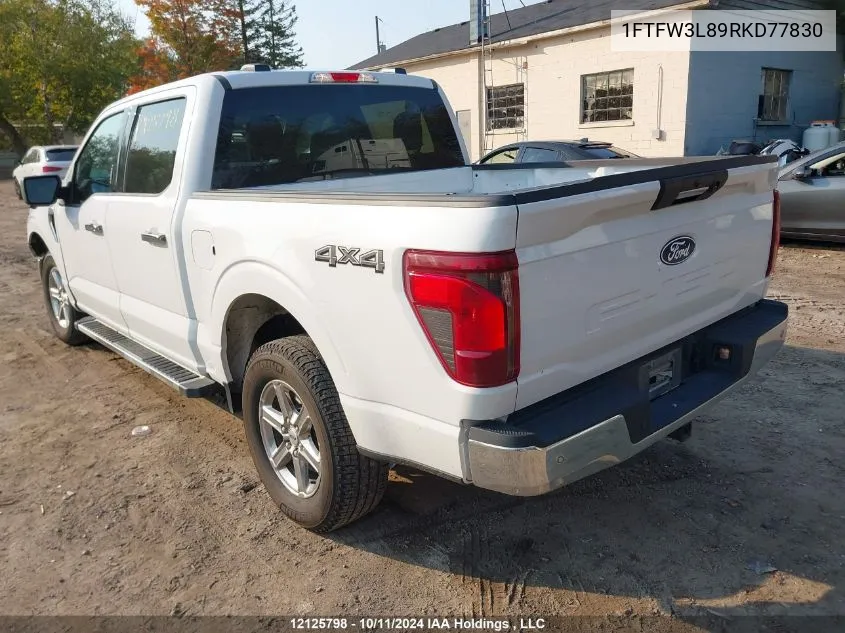 1FTFW3L89RKD77830 2024 Ford F150 Xlt