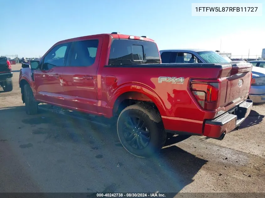 1FTFW5L87RFB11727 2024 Ford F-150 Lariat