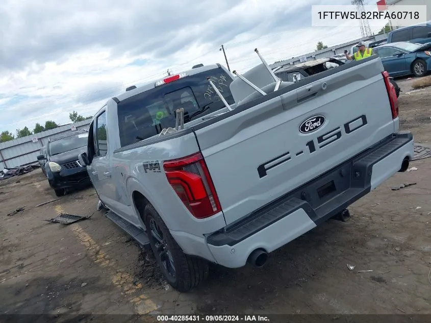 1FTFW5L82RFA60718 2024 Ford F-150 Lariat