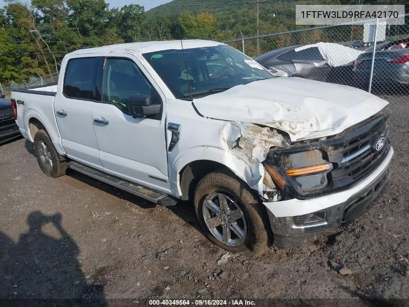 2024 Ford F-150 Xlt VIN: 1FTFW3LD9RFA42170 Lot: 40349564