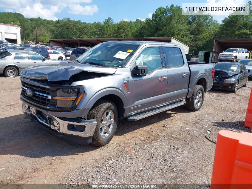 2024 Ford F-150 Xlt VIN: 1FTFW3LD2RFA40809 Lot: 40360425