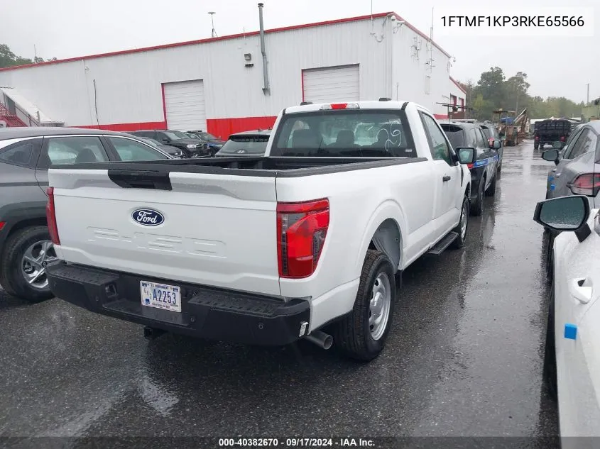 2024 Ford F-150 Xl VIN: 1FTMF1KP3RKE65566 Lot: 40382670