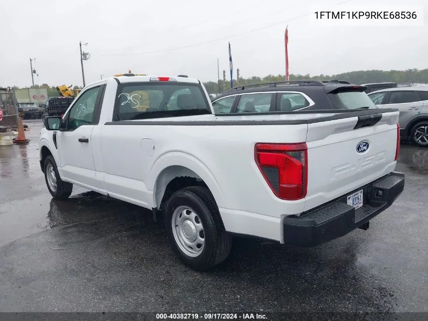 2024 Ford F-150 Xl VIN: 1FTMF1KP9RKE68536 Lot: 40382719