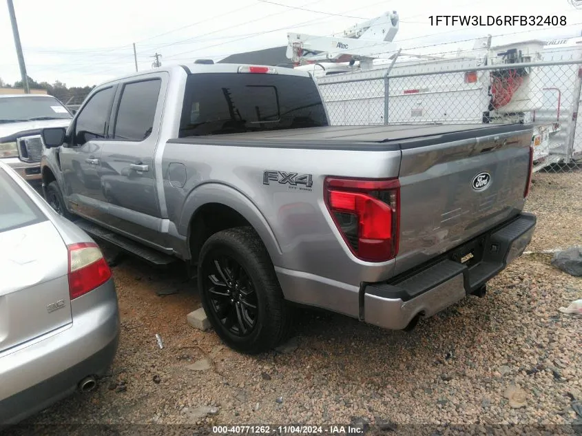 2024 Ford F-150 Xlt VIN: 1FTFW3LD6RFB32408 Lot: 40771262