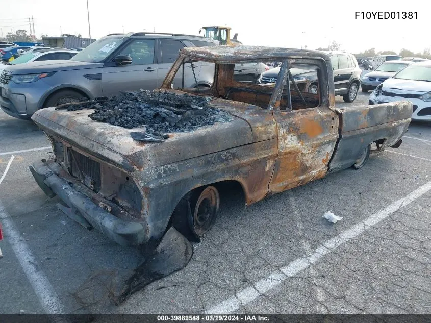 F10YED01381 1968 Ford F100