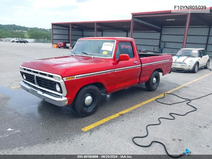 1973 Ford F100 VIN: F10YNR05039 Lot: 40163408