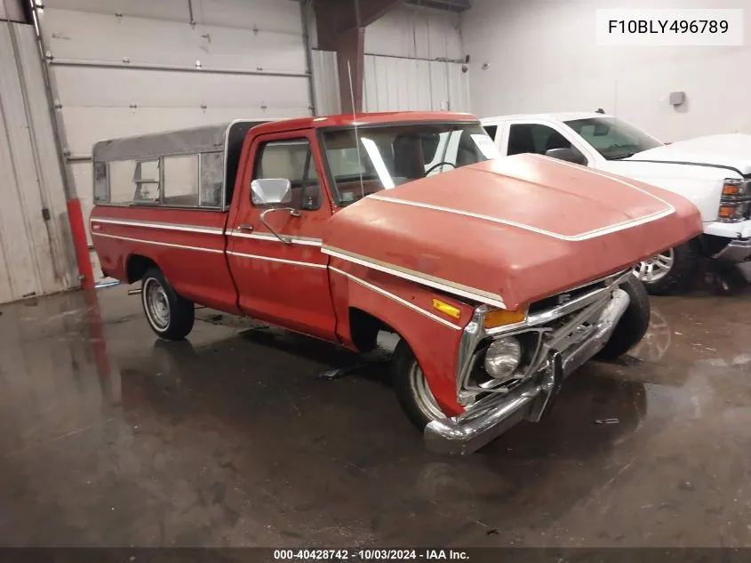 1977 Ford F100 VIN: F10BLY496789 Lot: 40428742