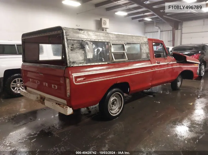 F10BLY496789 1977 Ford F100