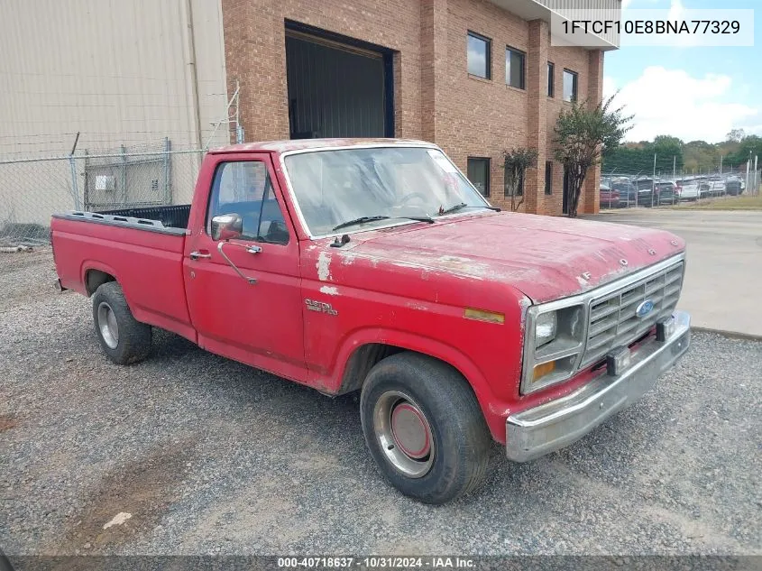 1981 Ford F100 VIN: 1FTCF10E8BNA77329 Lot: 40718637