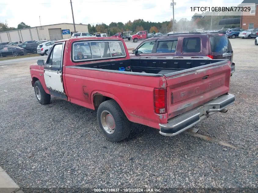 1981 Ford F100 VIN: 1FTCF10E8BNA77329 Lot: 40718637