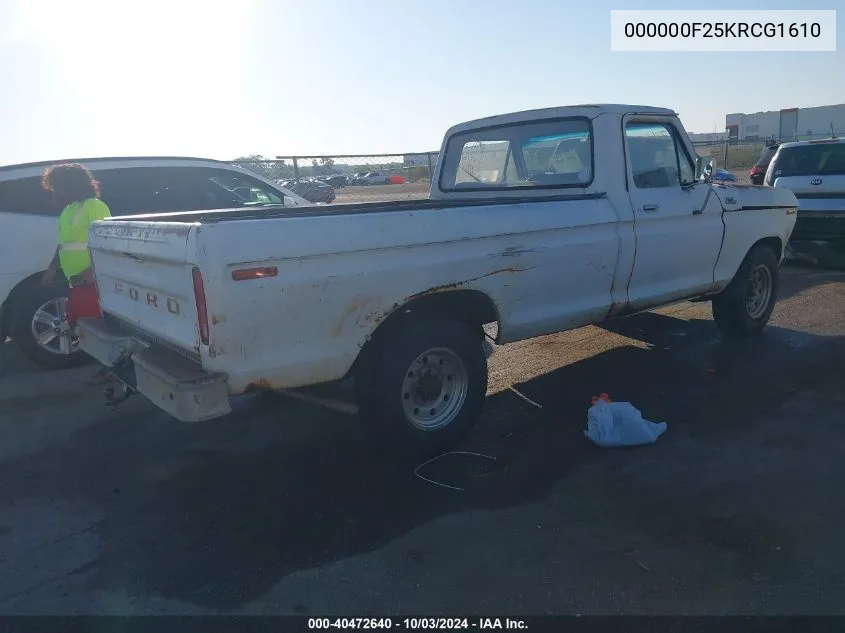 000000F25KRCG1610 1978 Ford F-250