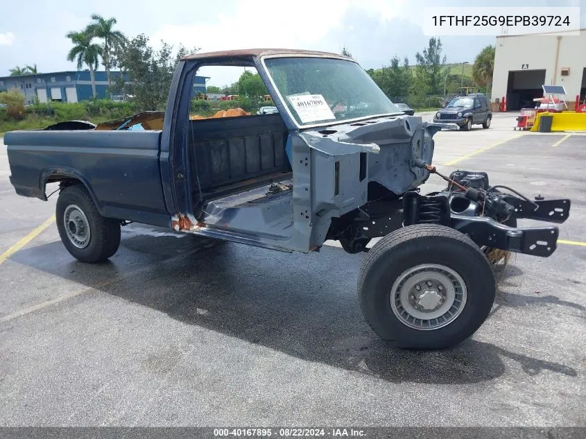 1984 Ford F250 VIN: 1FTHF25G9EPB39724 Lot: 40167895