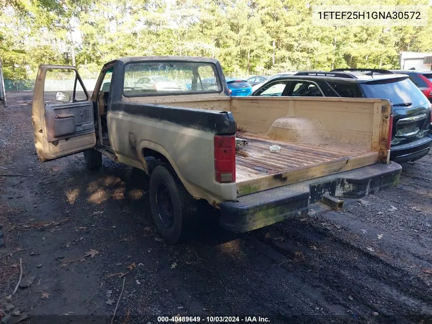 1FTEF25H1GNA30572 1986 Ford F250