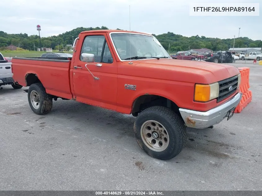 1987 Ford F250 VIN: 1FTHF26L9HPA89164 Lot: 40148629