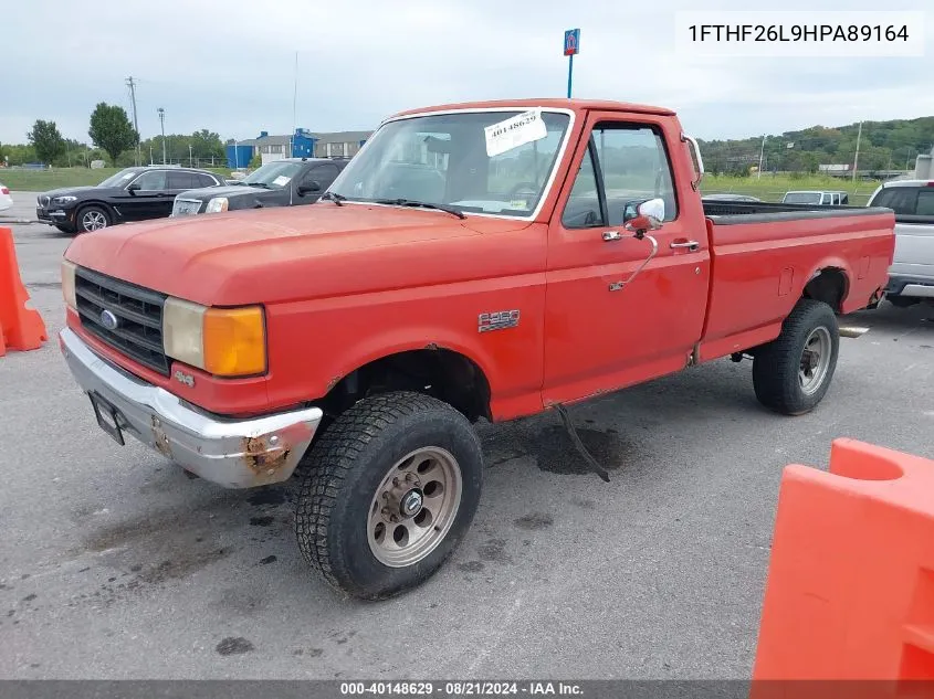 1987 Ford F250 VIN: 1FTHF26L9HPA89164 Lot: 40148629