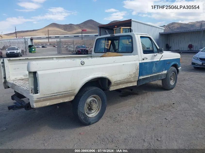 1990 Ford F250 VIN: 1FTHF25G6LPA30554 Lot: 39893906