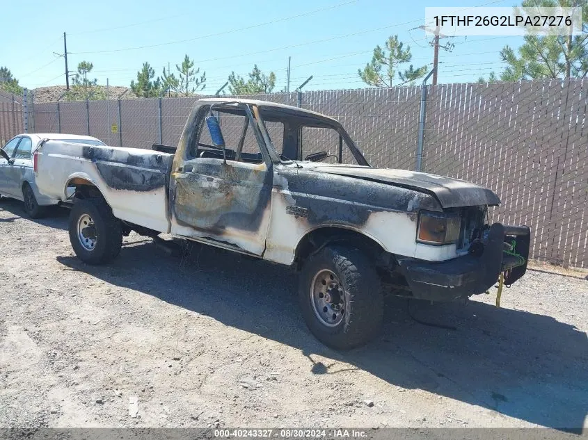 1990 Ford F250 VIN: 1FTHF26G2LPA27276 Lot: 40243327