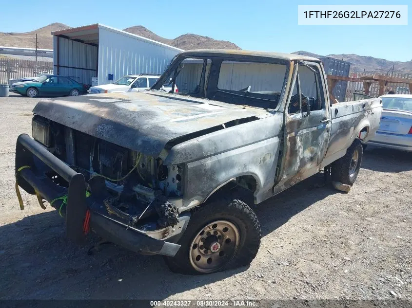 1990 Ford F250 VIN: 1FTHF26G2LPA27276 Lot: 40243327