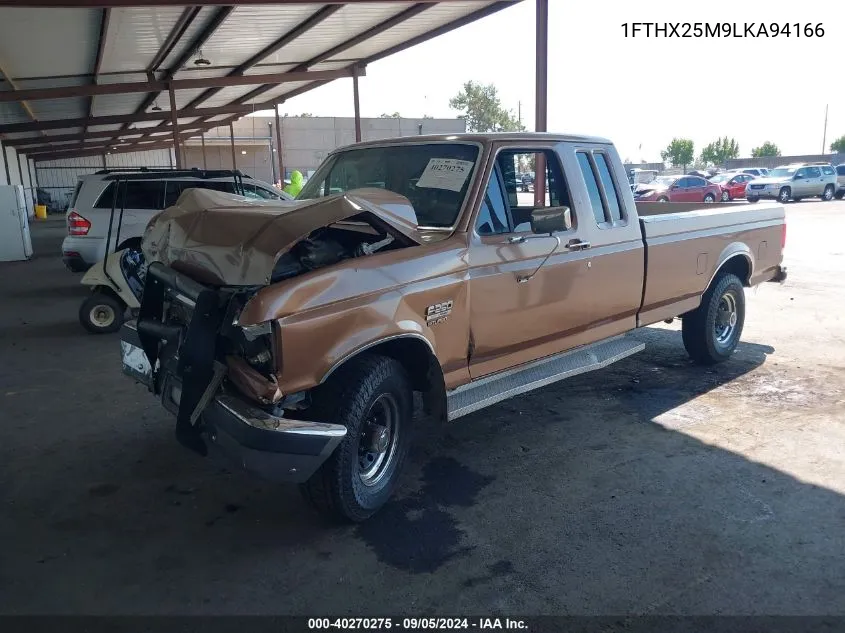 1990 Ford F250 VIN: 1FTHX25M9LKA94166 Lot: 40270275