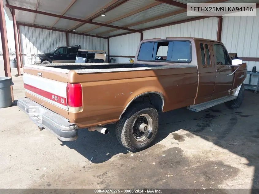 1990 Ford F250 VIN: 1FTHX25M9LKA94166 Lot: 40270275