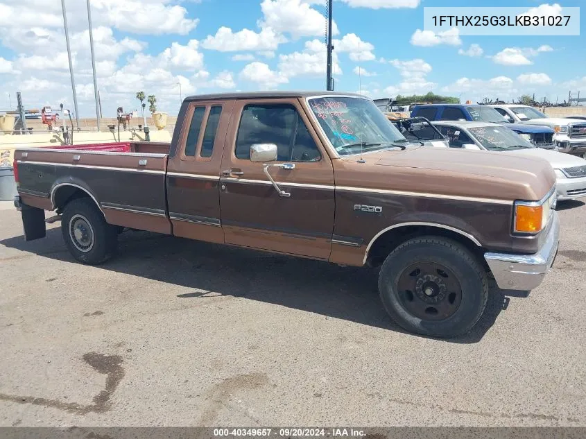 1990 Ford F250 VIN: 1FTHX25G3LKB31027 Lot: 40349657