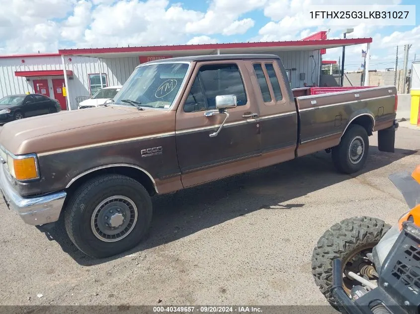 1990 Ford F250 VIN: 1FTHX25G3LKB31027 Lot: 40349657