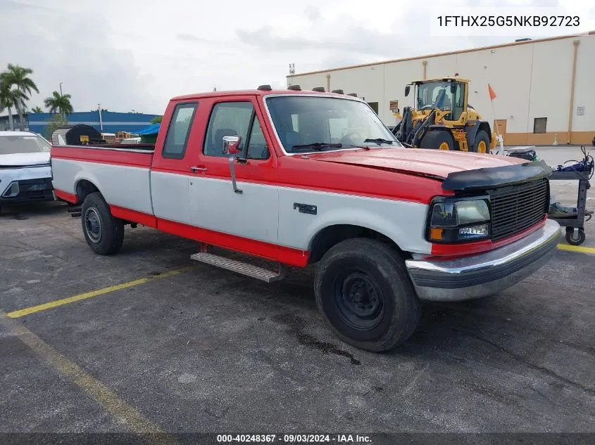 1992 Ford F250 VIN: 1FTHX25G5NKB92723 Lot: 40248367