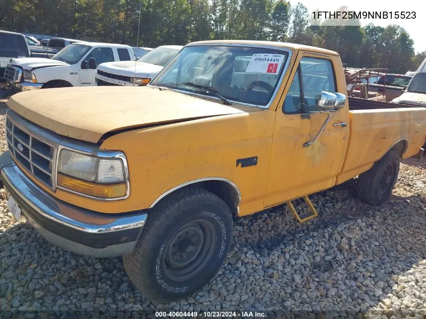 1FTHF25M9NNB15523 1992 Ford F250