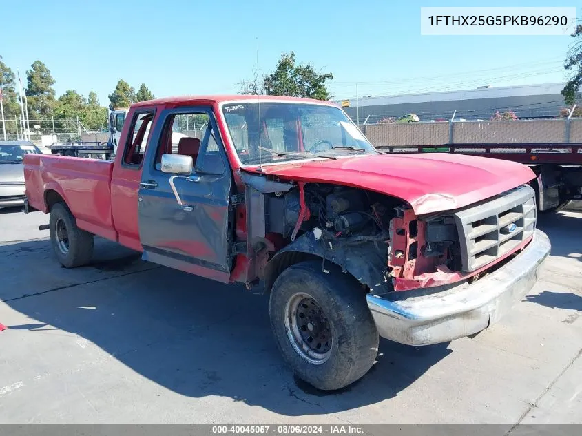 1993 Ford F250 VIN: 1FTHX25G5PKB96290 Lot: 40045057