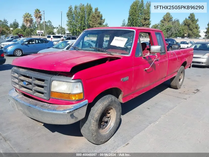 1993 Ford F250 VIN: 1FTHX25G5PKB96290 Lot: 40045057